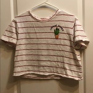 cute cactus crop top!!